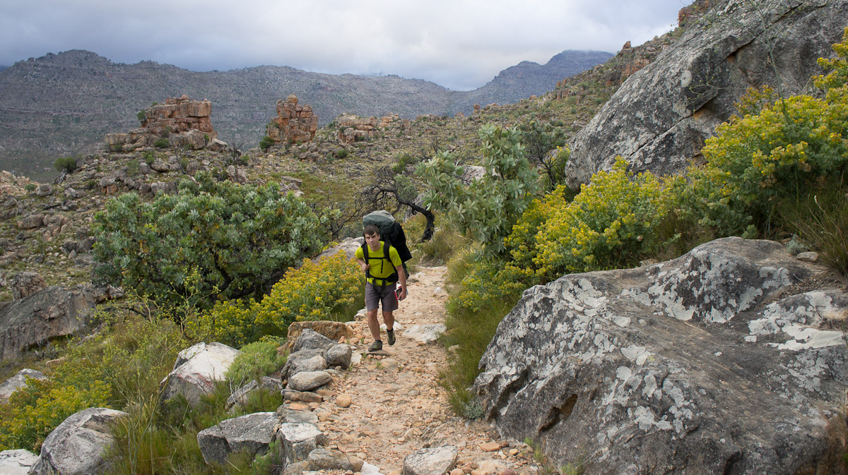 Click to view full size image
 ============== 
On a beautiful, 4-hour hike up to Tafelberg carrying camping, climbing gear and food for 7 days.
